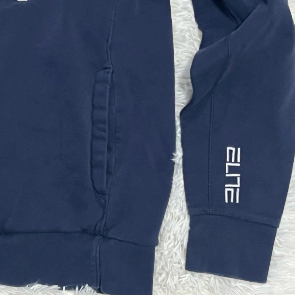 Jordan Elite Georgetown Hoyas Hoodie Navy Blue Men’s Large Basketball Pullover